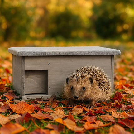 Hedgehog House Kit – Winter Shelter with Entry Flap