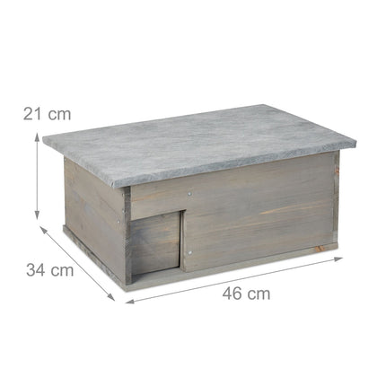 Hedgehog House Kit – Winter Shelter with Entry Flap