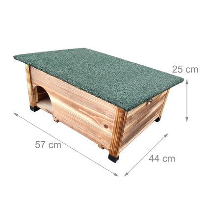 Hedgehog House, Weatherproof Roof, Cat-Proof Entrance