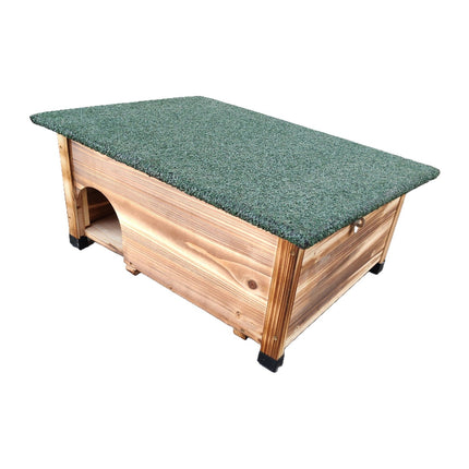 Hedgehog House, Weatherproof Roof, Cat-Proof Entrance