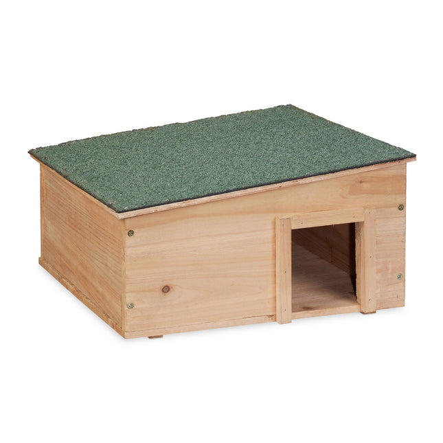 Igelhaus für den Garten – Tannenholz, 2 Kammern