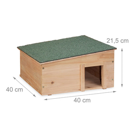 Hedgehog House for Garden – Fir Wood, 2 Chambers