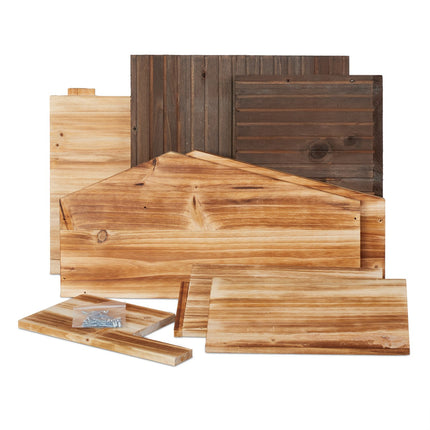 Hedgehog House with Sloping Roof, Pine Wood