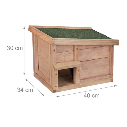 Maison pour hérisson avec étage