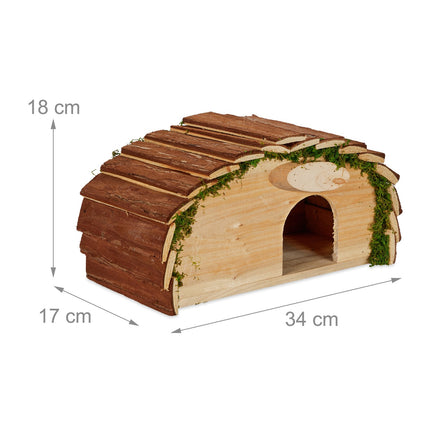 Hedgehog house with floor