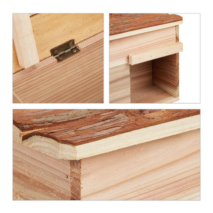 Hedgehog house with floor