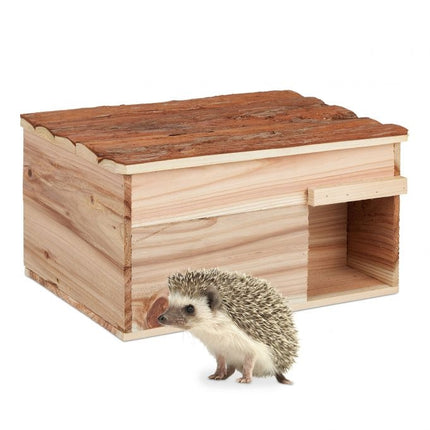 Hedgehog house with floor