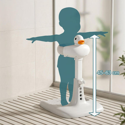 Height-Adjustable Baby Bath Stand with Shower Head Holder