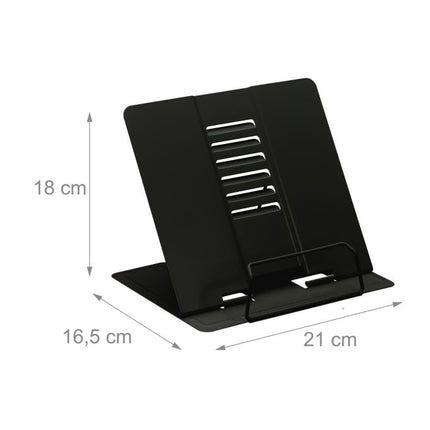 Höhenverstellbare Buchständer mit Clips, 2er-Set