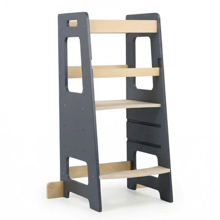 Height-Adjustable Toddler Learning Tower, MDF Wood