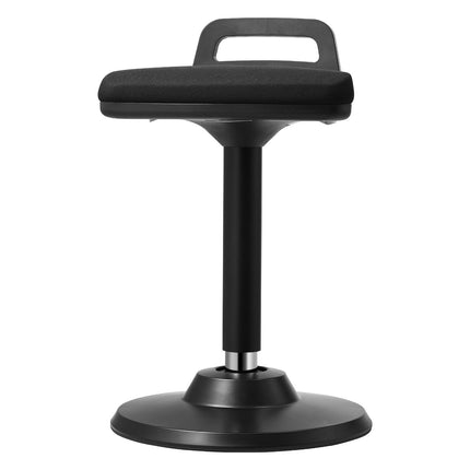 Height-Adjustable Wobble Chair with Handle, Black