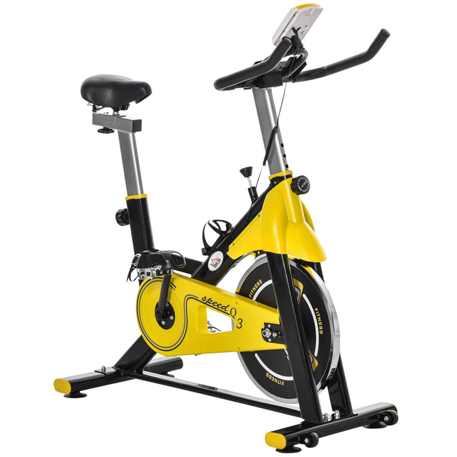 Height-adjustable bicycle trainer with LCD display