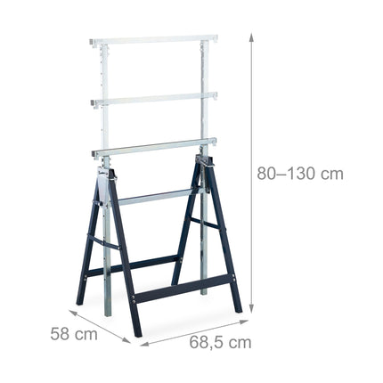 Supports réglables en hauteur, 2 pièces
