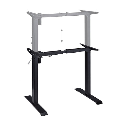 Height adjustable table frame