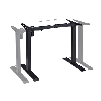 Height adjustable table frame