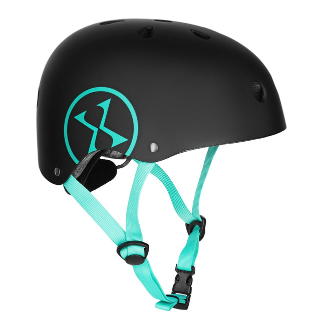 Helm Schwarz-Blau, Größe L (58-61cm)