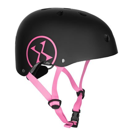Helm Schwarz-Rosa XS (48-52cm) – Leicht, Robust