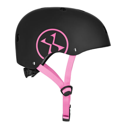 Helm Schwarz-Rosa XS (48-52cm) – Leicht, Robust