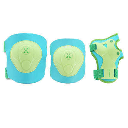Helmet Size L, Green-Azure, Protective Set
