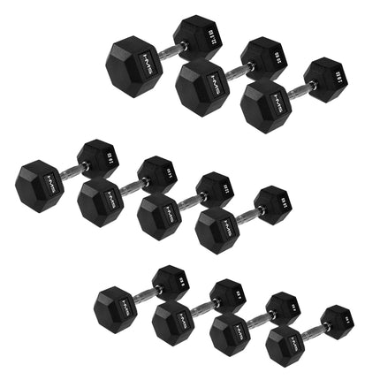 Hex Kurzhantel 18 kg – Strapazierfähiges Fitnessgerät