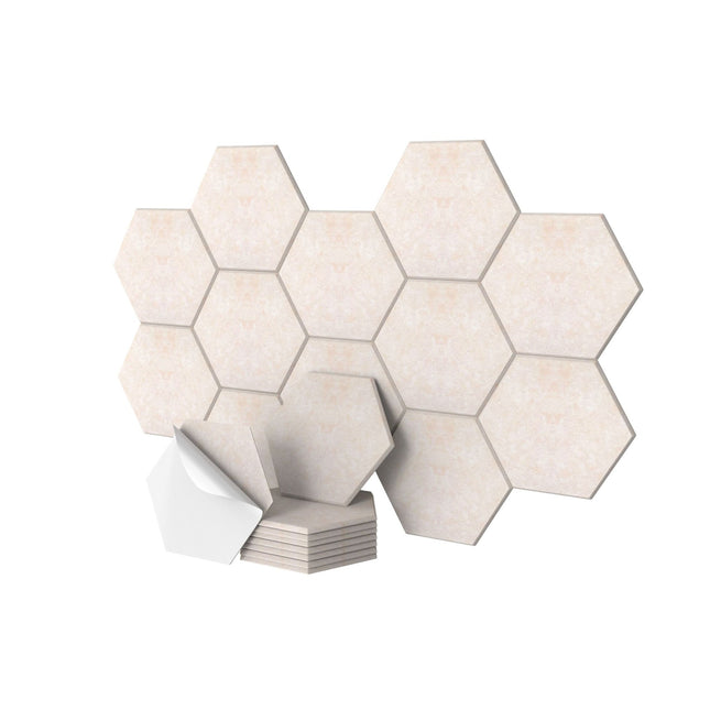 Hexagon Akustikpaneele, selbstklebend, schallabsorbierend