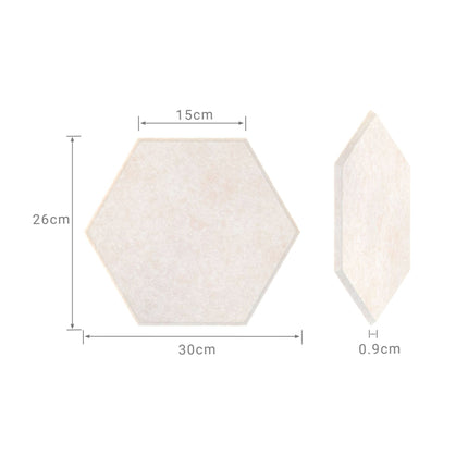 Hexagon Akustikpaneele, selbstklebend, schallabsorbierend