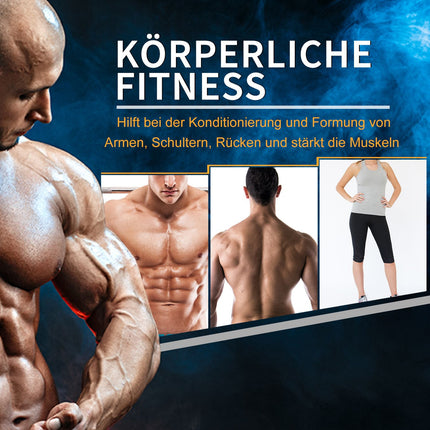 Hexa-Hanteln Paar, 5 kg pro Stück, gummiummanteltes Gusseisen