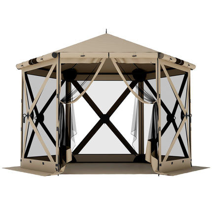 Sechseckiger Pavillon, 3x2,6m, Wasserdicht, UV-beständig