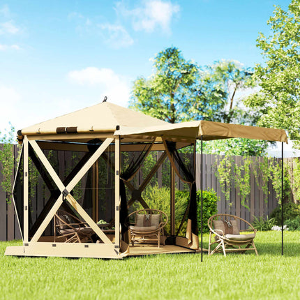 Sechseckiger Pavillon, 3x2,6m, Wasserdicht, UV-beständig