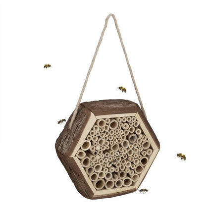 Insektenhotel hexagonal für Bienen