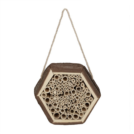 Insektenhotel hexagonal für Bienen