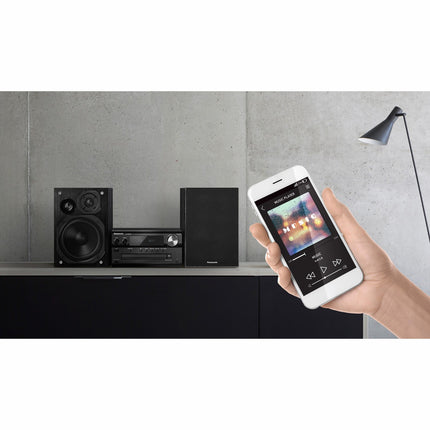 Hi-Res Audio Stereo System with CD, Bluetooth, USB/DAC