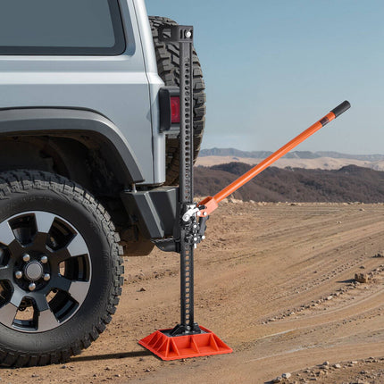 High Lift Farm Jack With Base, 3.18 Ton, 60 Inch