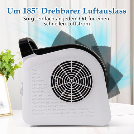 High-Speed Floor Blower, 130W, 3 Speeds, 185° Swivel