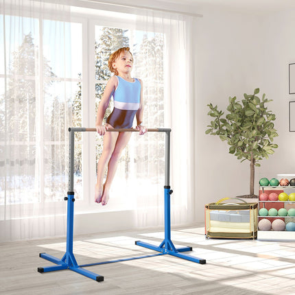 Verstellbares Reck, 75 kg Belastung, Stahl und Holz