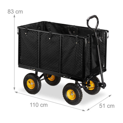 High handcart for the garden