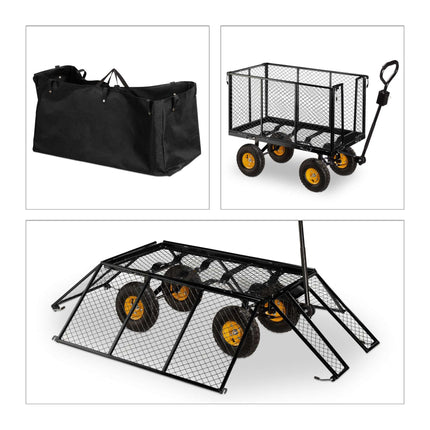 High handcart for the garden