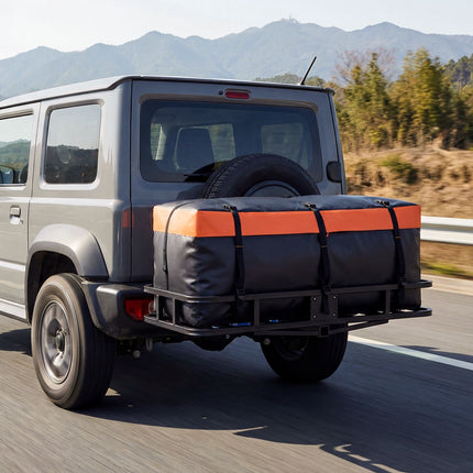 Hitch Cargo Bag 255L, Waterproof PVC, Foldable, Reinforced Straps