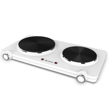 Vařič dvouplotýnkový 180mm + 150mm 2250W KP210 bílý