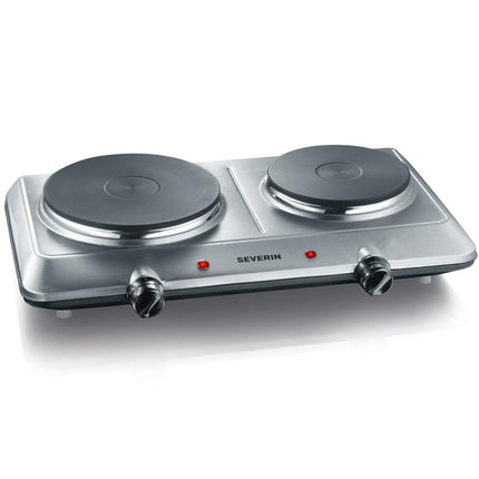 Doppelkochfeld aus Edelstahl DK1014, 2500 W.