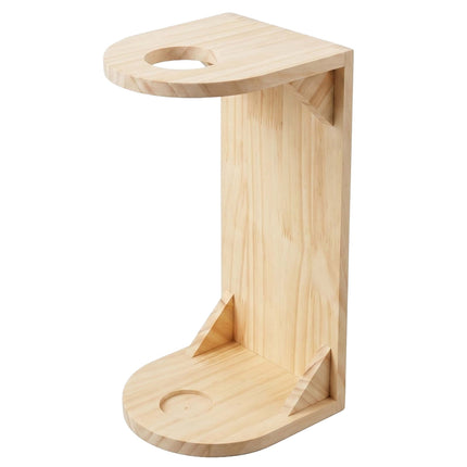 Steckenpferd-Wandhaken, platzsparender Halter aus Kiefernholz