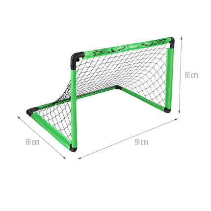 Hockey Set with 2 Goals, 2 Sticks, and Ball