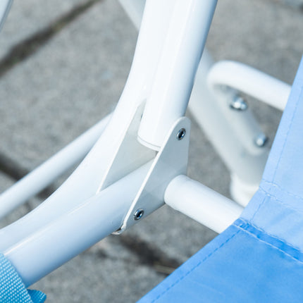 Kinderschaukel 2-Sitzer mit verstellbarem Sonnenschutz