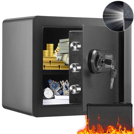 Home Security Safe 33.9 L, Digital Keypad, 2 Keys