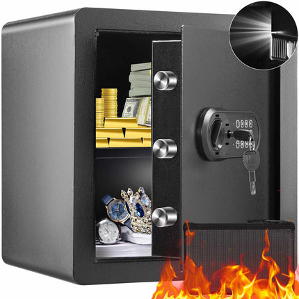 Home Security Safe 51L, Digital Keypad and Key Lock