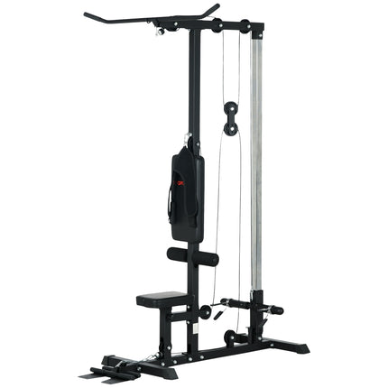Heim-Fitnessstudio, Rudergeräte, ohne Gewichte, Fitnessgeräte für zuhause, Stahl, Kunstleder, schwarz