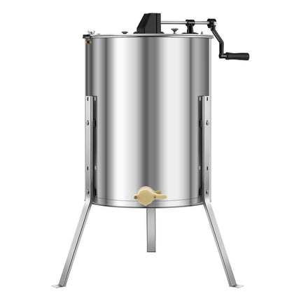 Honey Extractor, 4/8-Frame Manual Stainless Steel, Lid