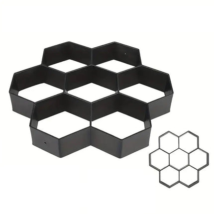 Honeycomb Paving Mold Set, 2-Pack, Reusable Plastic