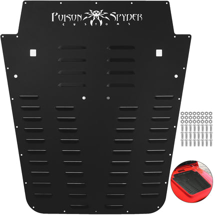 Hood Louver Vent, Black Powder-Coated, Wrangler JK 2013–2017