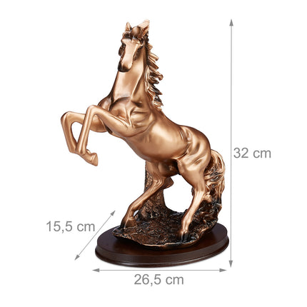 Décoration cheval en cuivre